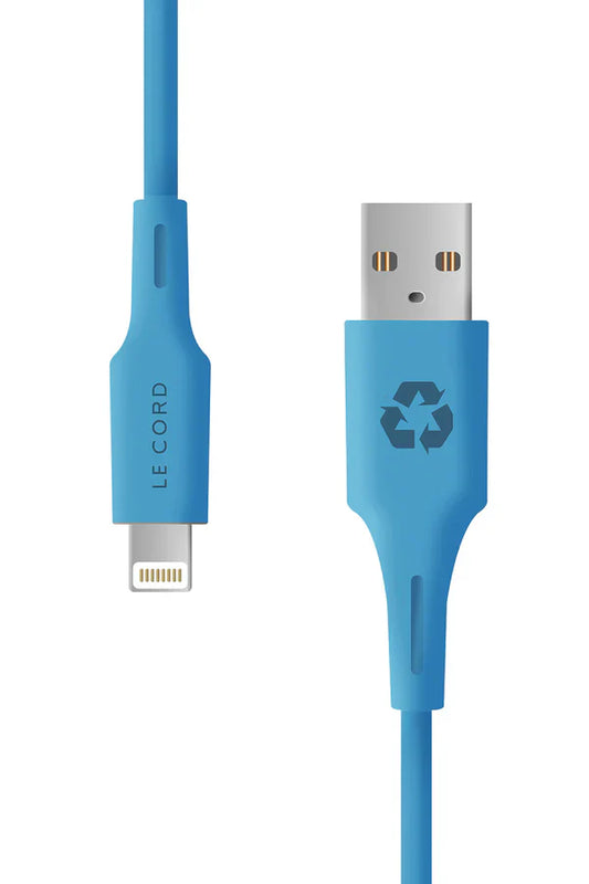 Multiple colors - iPhone Lightning cable · 1.2 meter · Made of recycled plastics