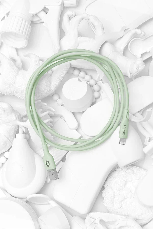Multiple colors - iPhone Lightning cable · 1.2 meter · Made of recycled plastics