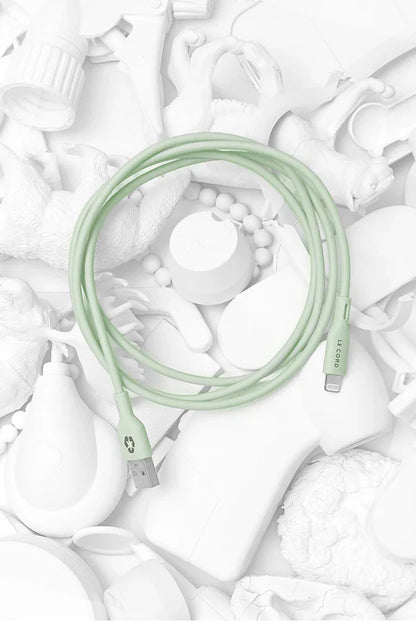 Multiple colors - iPhone Lightning cable · 1.2 meter · Made of recycled plastics