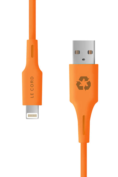 Multiple colors - iPhone Lightning cable · 1.2 meter · Made of recycled plastics